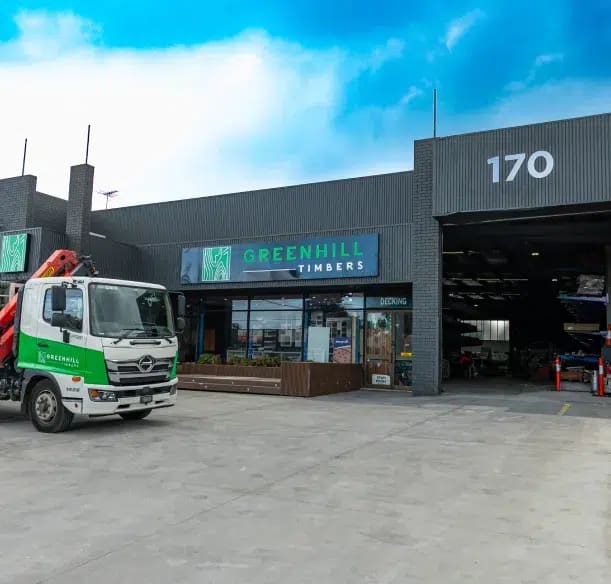Street entrance to the showroom and yard at 170 Settlement Road, Thomastown